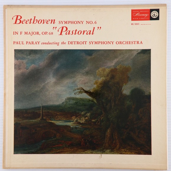 Beethoven/Paul Paray Symphony No 6 In F Major Op. 68 Pastoral LP Record MG 50045 - Picture 1 of 16